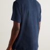 Faustino Camp-Collar Cotton, Lyocell and Linen-Blend Terry Polo Shirt - BK Faustino Camp-Collar Cotton, Lyocell and Linen-Blend Terry Polo Shirt - BK