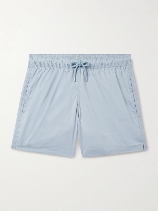 Salvador Straight-Leg Mid-Length Recycled Swim Shorts Salvador Straight-Leg Mid-Length Recycled Swim Shorts