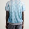 Romero Printed Brushed Wool and Cashmere-Blend Cardigan - BK