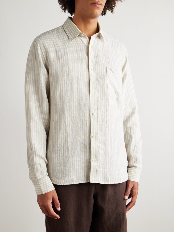 Telles Striped Linen Shirt - FR Telles Striped Linen Shirt - FR