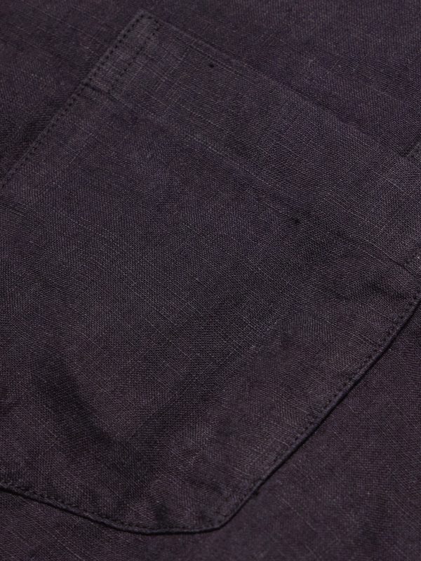 Angelo Camp-Collar Linen Shirt - E1 Angelo Camp-Collar Linen Shirt - E1