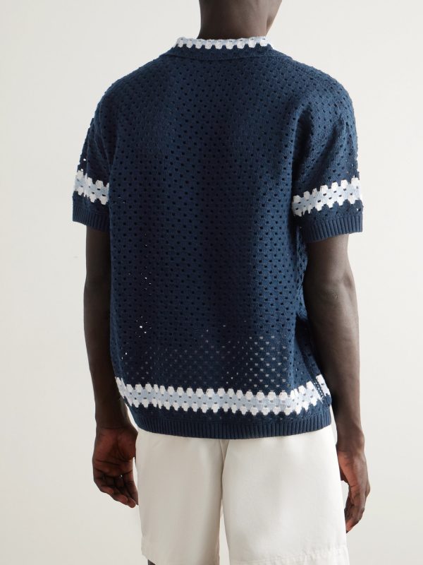 Pinto Crocheted Cotton Shirt - BK Pinto Crocheted Cotton Shirt - BK