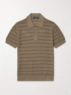Vidal Open-Knit Cotton Polo Shirt Vidal Open-Knit Cotton Polo Shirt