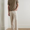 Vidal Open-Knit Cotton Polo Shirt - OU