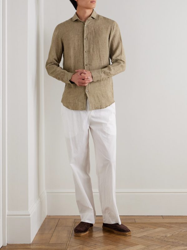 Antonio Linen Shirt - OU Antonio Linen Shirt - OU