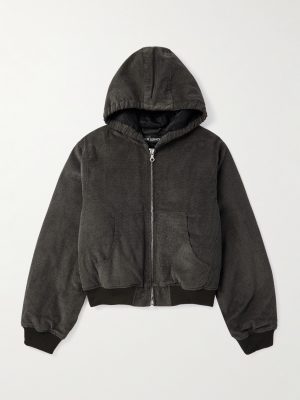 Bank Cotton-Corduroy Hooded Jacket Bank Cotton-Corduroy Hooded Jacket