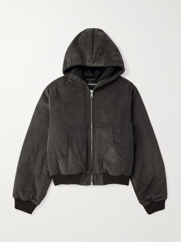 Bank Cotton-Corduroy Hooded Jacket Bank Cotton-Corduroy Hooded Jacket