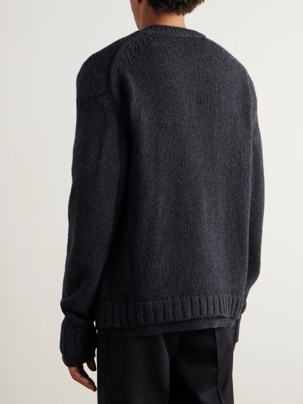 False Merino Wool Sweater - BK False Merino Wool Sweater - BK
