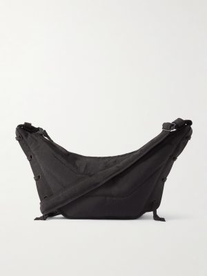 Soft Game Small Nylon-Canvas Messenger Bag