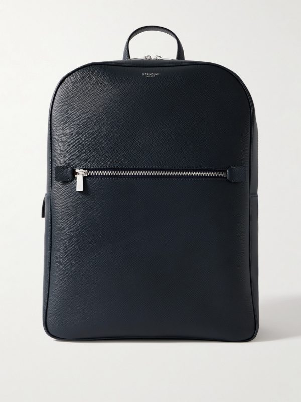 Evoluzione Cross-Grain Leather Backpack Evoluzione Cross-Grain Leather Backpack
