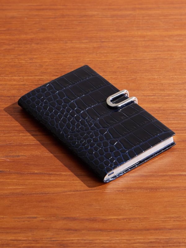 Panama Mara Croc-Effect Leather Diary