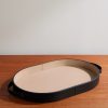 Panama Cross-Grain Leather Tray
