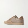 Bball Suede-Trimmed Leather Sneakers - BK