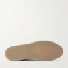 Bball Suede-Trimmed Leather Sneakers - E1