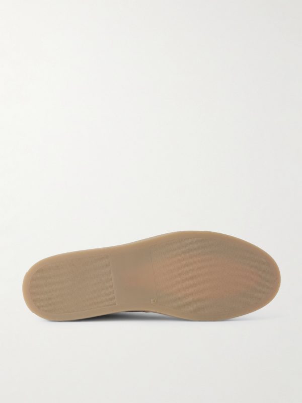 Bball Suede-Trimmed Leather Sneakers - E1