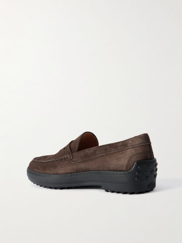84L Suede Penny Loafers - BK 84L Suede Penny Loafers - BK