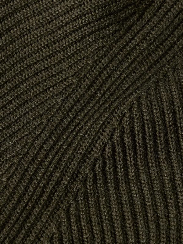 Ribbed Virgin Wool Sweater - CU