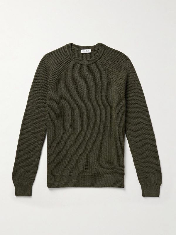 Ribbed Virgin Wool Sweater