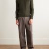 Ribbed Virgin Wool Sweater - OU