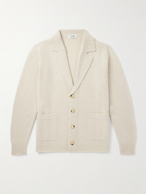 Merino Wool and Cashmere-Blend Cardigan Merino Wool and Cashmere-Blend Cardigan