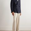 Sorrento Double-Breasted Wool-Twill Blazer - OU Sorrento Double-Breasted Wool-Twill Blazer - OU