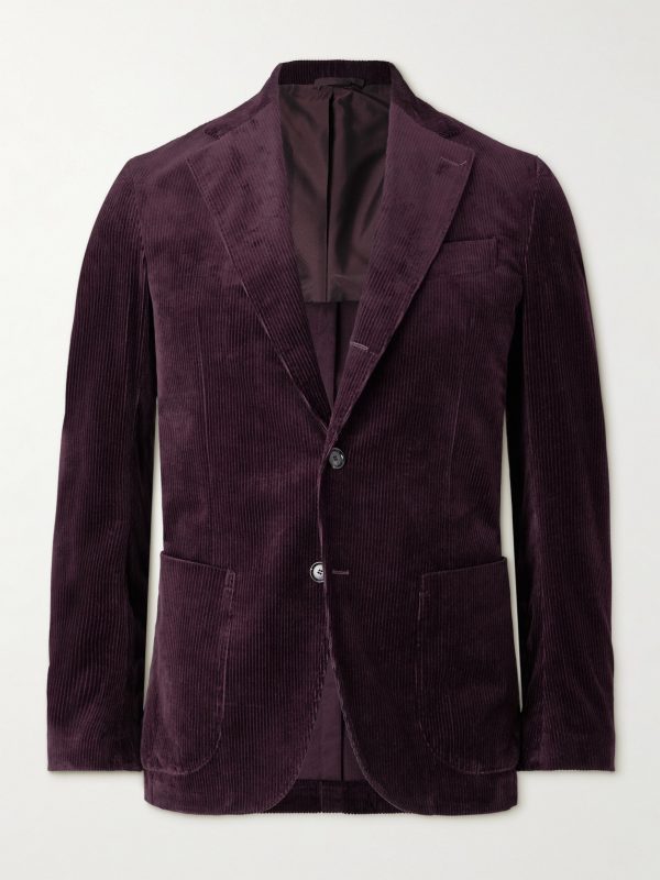 Posillipo Slim-Fit Cotton-Blend Corduroy Suit Jacket Posillipo Slim-Fit Cotton-Blend Corduroy Suit Jacket