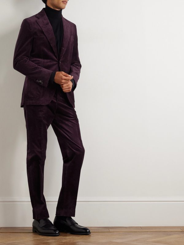 Posillipo Slim-Fit Cotton-Blend Corduroy Suit Jacket - OU Posillipo Slim-Fit Cotton-Blend Corduroy Suit Jacket - OU