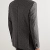 Napoli Slim-Fit Houndstooth Virgin Wool Suit Jacket - BK
