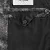 Napoli Slim-Fit Houndstooth Virgin Wool Suit Jacket - E1