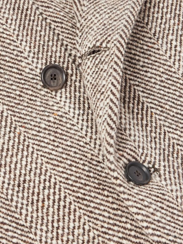 Herringbone Wool-Blend Jacket - CU Herringbone Wool-Blend Jacket - CU