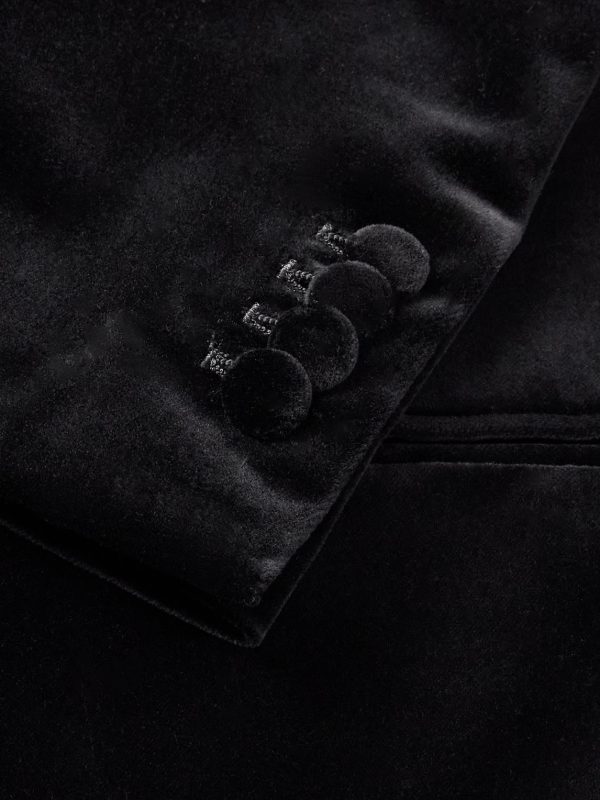 Vomero Cotton-Velvet Tuxedo Jacket - CU Vomero Cotton-Velvet Tuxedo Jacket - CU