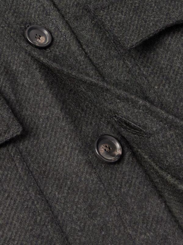 Wool and Cashmere-Blend Overshirt - CU