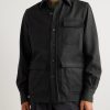 Wool and Cashmere-Blend Overshirt - FR