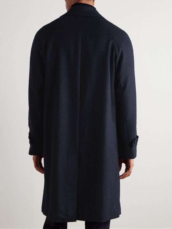 Ruffo Wool and Cashmere-Blend Coat - BK Ruffo Wool and Cashmere-Blend Coat - BK