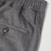 Tapered Pleated Wool and Cashmere-Blend Flannel Trousers - CU