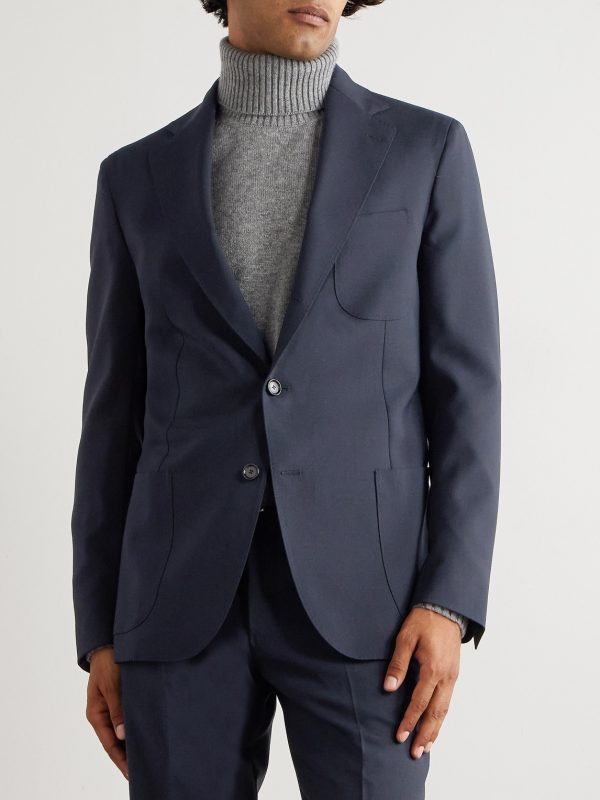 Slim-Fit Virgin Wool Twill Suit Jacket - FR Slim-Fit Virgin Wool Twill Suit Jacket - FR