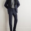 Slim-Fit Virgin Wool Twill Suit Jacket - OU Slim-Fit Virgin Wool Twill Suit Jacket - OU