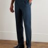 Straight-Leg Wool and Silk-Blend Suit Trousers - FR Straight-Leg Wool and Silk-Blend Suit Trousers - FR