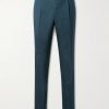 Straight-Leg Wool and Silk-Blend Suit Trousers Straight-Leg Wool and Silk-Blend Suit Trousers