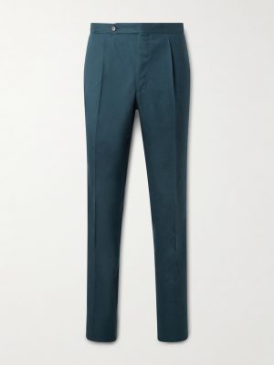 Straight-Leg Wool and Silk-Blend Suit Trousers Straight-Leg Wool and Silk-Blend Suit Trousers