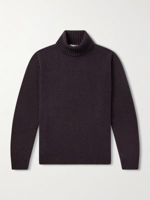 Wool and Cashmere-Blend Rollneck Sweater