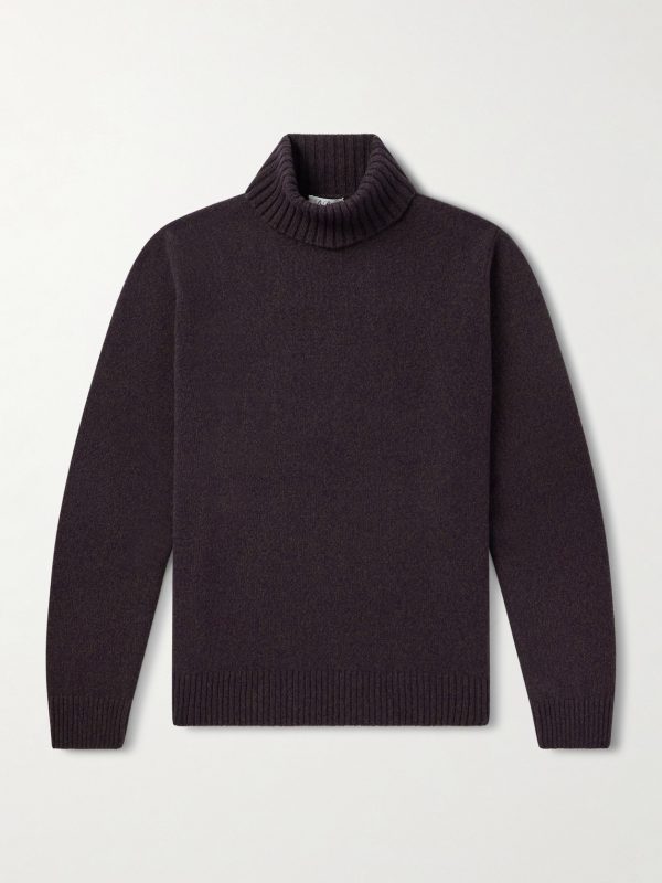 Wool and Cashmere-Blend Rollneck Sweater Wool and Cashmere-Blend Rollneck Sweater
