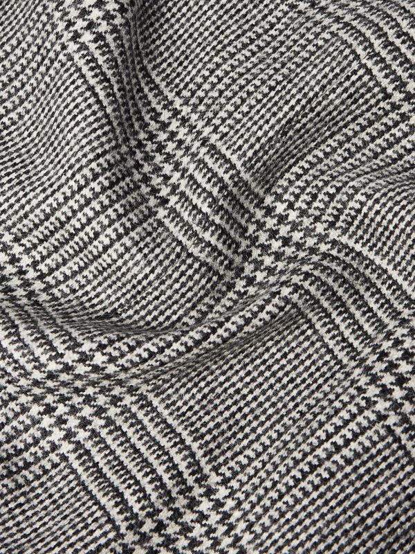 D'Avalos Double-Breasted Prince of Wales Checked Alpaca Overcoat - E1