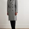 D'Avalos Double-Breasted Prince of Wales Checked Alpaca Overcoat - FR