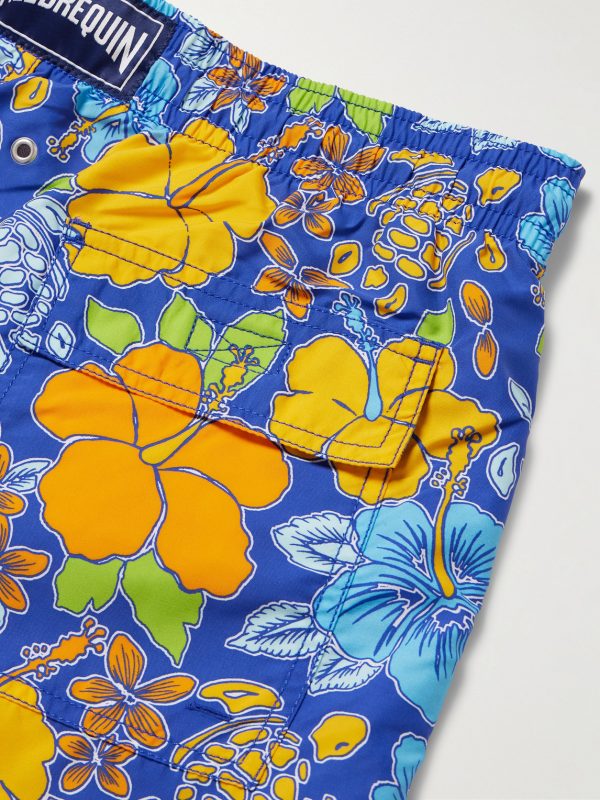 Moorea Straight-Leg Mid-Length Printed ECONYL® Swim Shorts - CU Moorea Straight-Leg Mid-Length Printed ECONYL® Swim Shorts - CU
