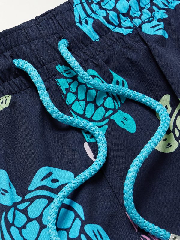 Moorise Straight-Leg Mid-Length Printed Recycled Swim Shorts - E1 Moorise Straight-Leg Mid-Length Printed Recycled Swim Shorts - E1