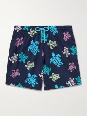 Moorise Straight-Leg Mid-Length Printed Recycled Swim Shorts Moorise Straight-Leg Mid-Length Printed Recycled Swim Shorts