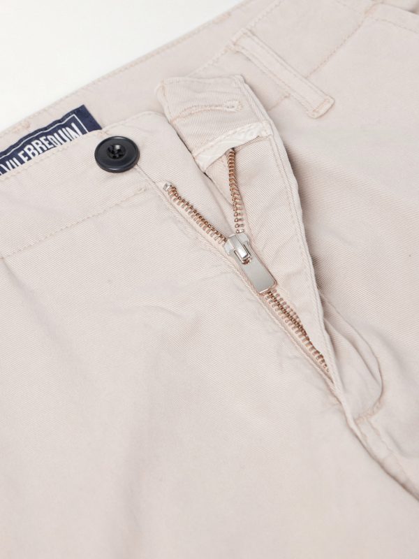 Ponche Straight-Leg Stretch Lyocell and Cotton-Blend Gabardine Shorts - E1