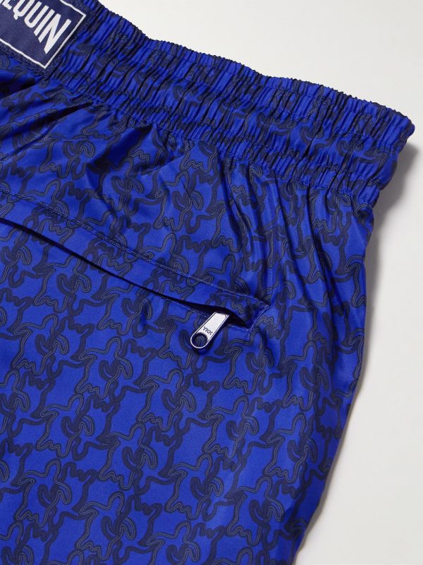 Mahina Straight-Leg Mid-Length Printed Recycled Swim Shorts - CU Mahina Straight-Leg Mid-Length Printed Recycled Swim Shorts - CU