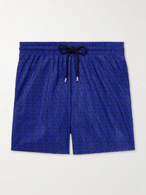 Mahina Straight-Leg Mid-Length Printed Recycled Swim Shorts Mahina Straight-Leg Mid-Length Printed Recycled Swim Shorts